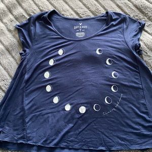 Moon American Eagle T- Shirt